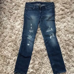 Express distressed jeans